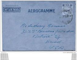 101 - 37 - Aérogramme Envoyé Aux USA 1954 - Luchtpostbladen