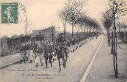 94-NOGENT-FONTENAY- LES ZOUAVES DEPART EN MARCHE - Nogent Sur Marne