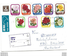 101 - 60 - Enveloppe Envoyée De Nlle Zélande En Suisse 1981 - Storia Postale