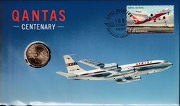 Australia 2020 Civil Aviation Sc ? PNC With Coin - Storia Postale