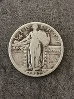 25 CENTS STANDING LIBERTY QUARTER DOLLAR ARGENT 1927 PHILADELPHIE USA / SILVER - 1916-1930: Standing Liberty (Liberté Debout)