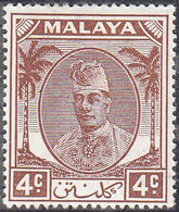 MALAYA  -- KELANTAN   SCOTT NO 53   MINT HINGED   YEAR 1951 - Kelantan