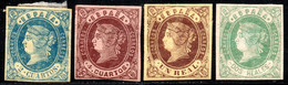 985.SPAIN.1862 ISABELLA II SC.55,56,59,60 MH - Postfris – Scharnier