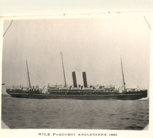 NILE * Carte Photo * Bateau Paquebot Commerce Cargo * Compagnie Société RMSP - Steamers
