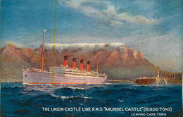 RMS ARUNDEL CASTLE * Bateau Paquebot Commerce Cargo * Compagnie Société Union Castle Line - Steamers