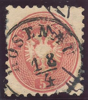 1864. Typography With Embossed Printing 5kr Stamp, ROSENAU - ...-1867 Prephilately