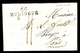 LETRRE DE 66 HUNINGUE - 1810 - POUR PARIS - Covers & Documents