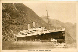 SS OTRANTO * Bateau Paquebot Commerce Cargo * Compagnie Société Orient Line - Piroscafi