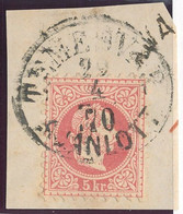 1867. Typography 5kr Stamp, TEMESVAR/REGISTERED - ...-1867 Vorphilatelie