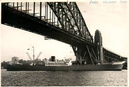 PORT ST JOHN * Carte Photo * Bateau Paquebot Commerce Cargo * Compagnie Société Port Line - Piroscafi