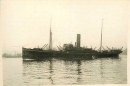 PHILOMEL * Carte Photo * Bateau Paquebot Commerce Cargo * Compagnie Société General Steam Navigation - Piroscafi