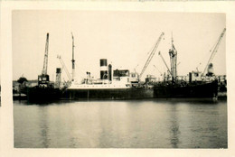 LORMONT * Carte Photo * Bateau Paquebot Commerce Cargo * Compagnie Société - Piroscafi