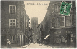 CPA MONTBRISON - La Rue Du Marché - Ed. Michel Potard , Montbrison - Montbrison