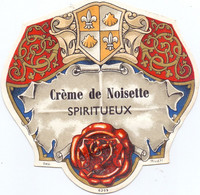 Etiket Etiquette -  Crème De Noisette Spiritueux - Alcoholes Y Licores