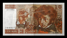 # # # Banknote Frankreich (France) 10 Francs 1978 AU- # # # - 10 F 1972-1978 ''Berlioz''