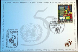 UNO GENF 1995 Mi-Nr. 257 Blaue Karte - Blue Card - Briefe U. Dokumente