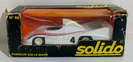 I107167 SOLIDO 1/43 N. 86 - Porsche 936 Le Mans + Decal - Solido