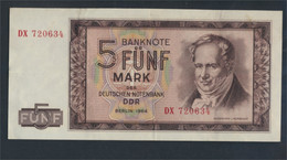 DDR Rosenbg: 354a, Kontrollnummer 6stellig Gebraucht (III) 1964 5 Mark (9810756 - 5 Mark