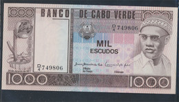 Kap Verde Pick-Nr: 56a Bankfrisch 1977 1.000 Escudos (9811079 - Cape Verde