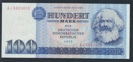 DDR Rosenbg: 363a, Kontrollnummer 7-stellig, Typensatz Ab 1978 In Umlauf Bankfrisch 1975 100 Mark (9810704 - 100 Mark