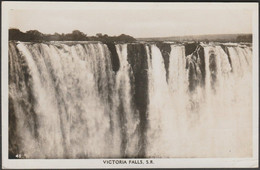 Victoria Falls, Southern Rhodesia, C.1930s - Payne's Studios RP Postcard - Zimbabwe