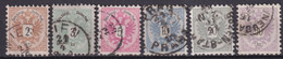 AUTRICHE - 1883 - YVERT N°40/45 OBLITERES - SERIE COMPLETE - COTE = 106.5 EUR - Gebraucht