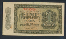 DDR Rosenbg: 340d KN 7stellig, Davor Ein Buchstabe Gebraucht (III) 1948 1 Deutsche Mark (9810759 - 1 Deutsche Mark