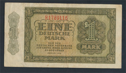 DDR Rosenbg: 340d KN 7stellig, Davor Ein Buchstabe Gebraucht (III) 1948 1 Deutsche Mark (9810762 - 1 Deutsche Mark