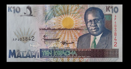 # # # Banknote Malawi 10 Kwachas UNC # # # - Malawi