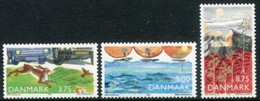 DENMARK 1992 Nature, Environment And Development MNH / **   Michel 1032-34 - Unused Stamps