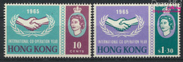 Hongkong 216-217 (kompl.Ausg.) Postfrisch 1965 Zusammenarbeit (9788966 - Unused Stamps