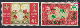 Hongkong 227-228 (kompl.Ausg.) Postfrisch 1967 Neujahr (9788962 - Ungebraucht