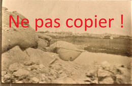 PHOTO BELGE 9e DE LIGNE - PANORAMA VUE DE LA BERGE A DIXMUDE BELGIQUE - GUERRE 1914 1918 - 1914-18