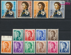 Hongkong 196Y Y-210Y Y (kompl.Ausg.) Liegendes Wasserzeichen Postfrisch 1962 Elisabeth II. (9788851 - Unused Stamps