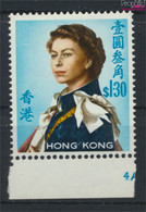 Hongkong 206Z Y Rechts Liegendes Wasserzeichen Postfrisch 1962 Elisabeth II. (9788850 - Nuovi