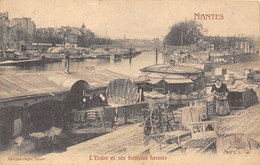 44-NANTES- L'ERDRE ET SES BATEAUX LAVOIRS - Nantes