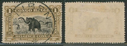 Congo Belge - Mols : N°70 Obl Simple Cercle "Libenge" / éléphant - Used Stamps