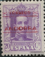 Andorra - Spanish Post 5A With Hinge 1928 Alfons - Neufs