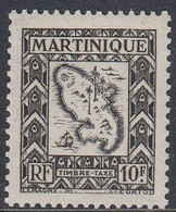 Martinique 1947 - Postage Due Stamp: Map - Mi 35 ** MNH [1592] - Postage Due