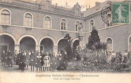 36-CHATEAUROUX- INSTITUTION SAINTE-SOLANGE- COUR DE L'ANGE GARDIEN - Chateauroux