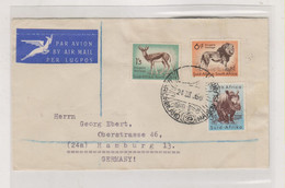 SOUTH AFRICA 1958 MARIONEILAND MARION ISLAND Nice Registered Airmail Cover To Germany - Posta Aerea