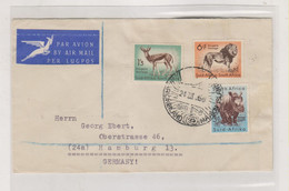 SOUTH AFRICA 1958 MARIONEILAND MARION ISLAND Nice Registered Airmail Cover To Germany - Poste Aérienne