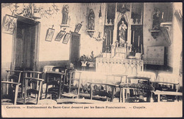 +++ CPA - CARNIERES - Etablissement Du Sacré Coeur Desservi Par Soeurs Franciscaines - Chapelle  // - Morlanwelz