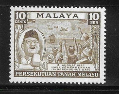 Federation Of Malaya 1957 Independence Day MNH - Federation Of Malaya