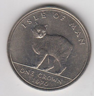 Isle Of Man 1970 Manx Crown Coin  AUNC - Isle Of Man