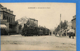 02 - Aisne - Soissons - Avenue De La Gare (N8876) - Autres & Non Classés