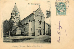 Mareuil Sur Ay * 1906 * Place Et église * Environs D'épernay - Mareuil-sur-Ay