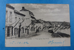 Engis. Vue Prise Du Pont.  Edit Thiry -1902-Hotel Des Etrangers-De Louage. Gris Grains.. - Engis