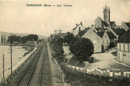 Dormans * Quai Voltaire * Rails Ligne Chemin De Fer Marne - Dormans