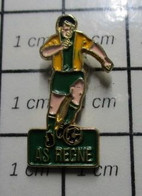 1722 Pin's Pins / Beau Et Rare / THEME : SPORTS / CLUB FOOTBALL AS REGNE Commune Belge De Vielsalm Située En Région Wall - Football